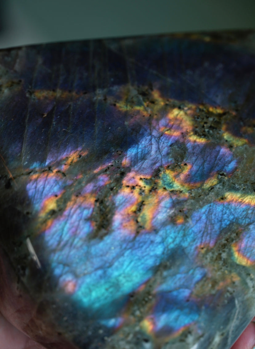 2.6LB Rainbow Labradorite Freeform