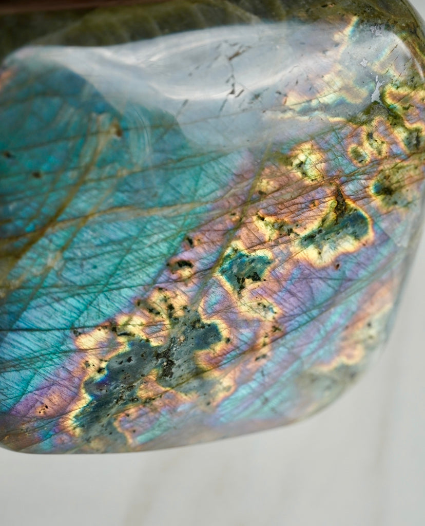 3.5LB Rainbow Labradorite Freeform