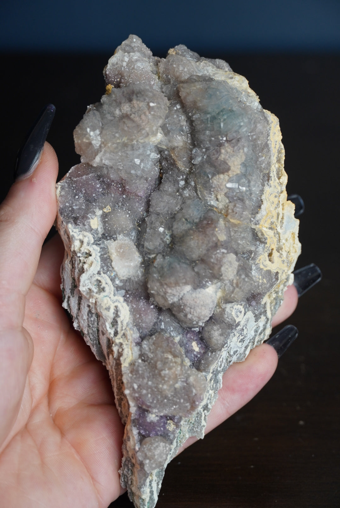 Amethyst Flower Druzy