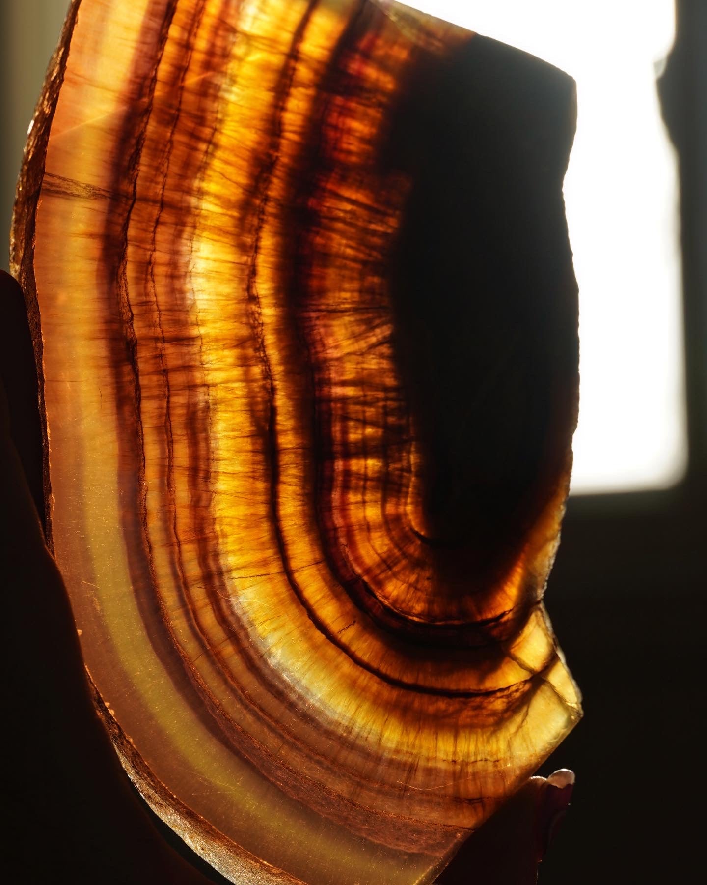 Yellow Fluorite Slab