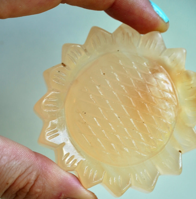 Sunflower Crystal Disc