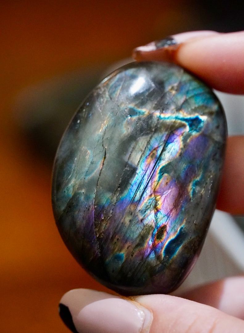 Labradorite Palm Stone
