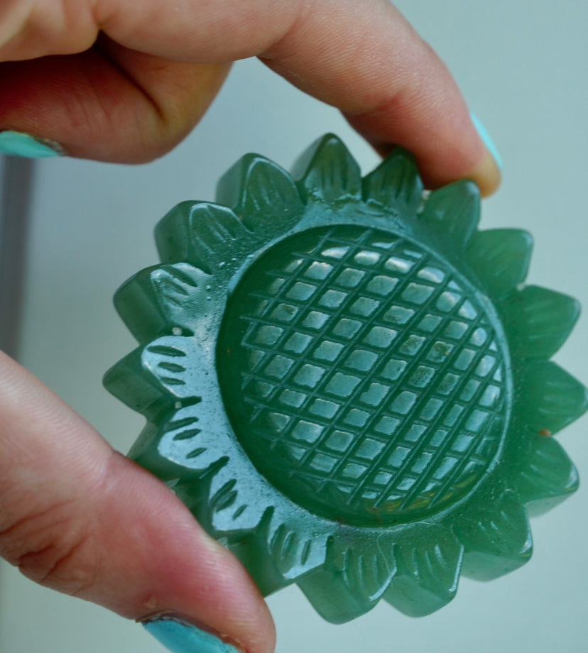 Sunflower Crystal Disc