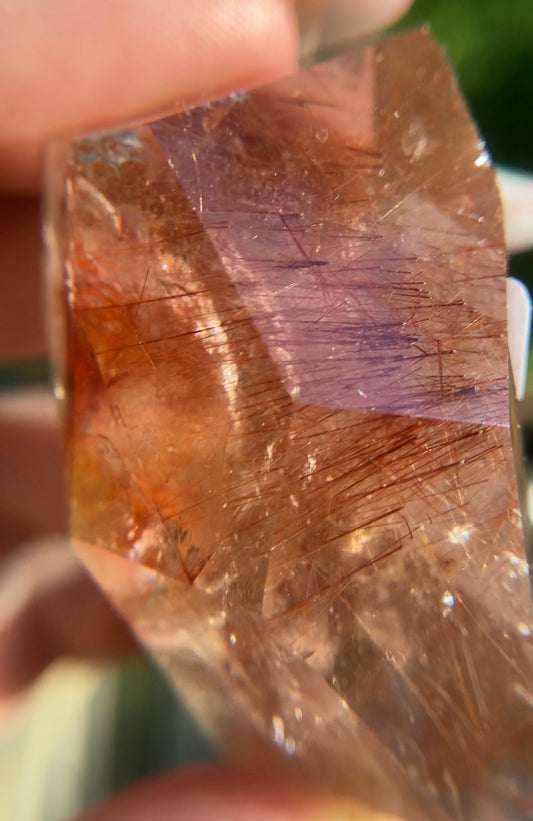 Red Rutile & Hematoid Quartz