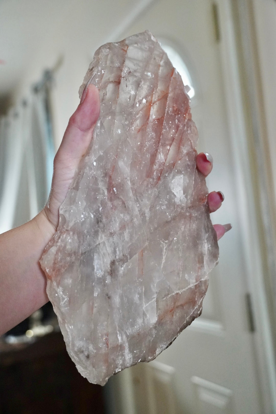 Smokey Hematoid Quartz Slab