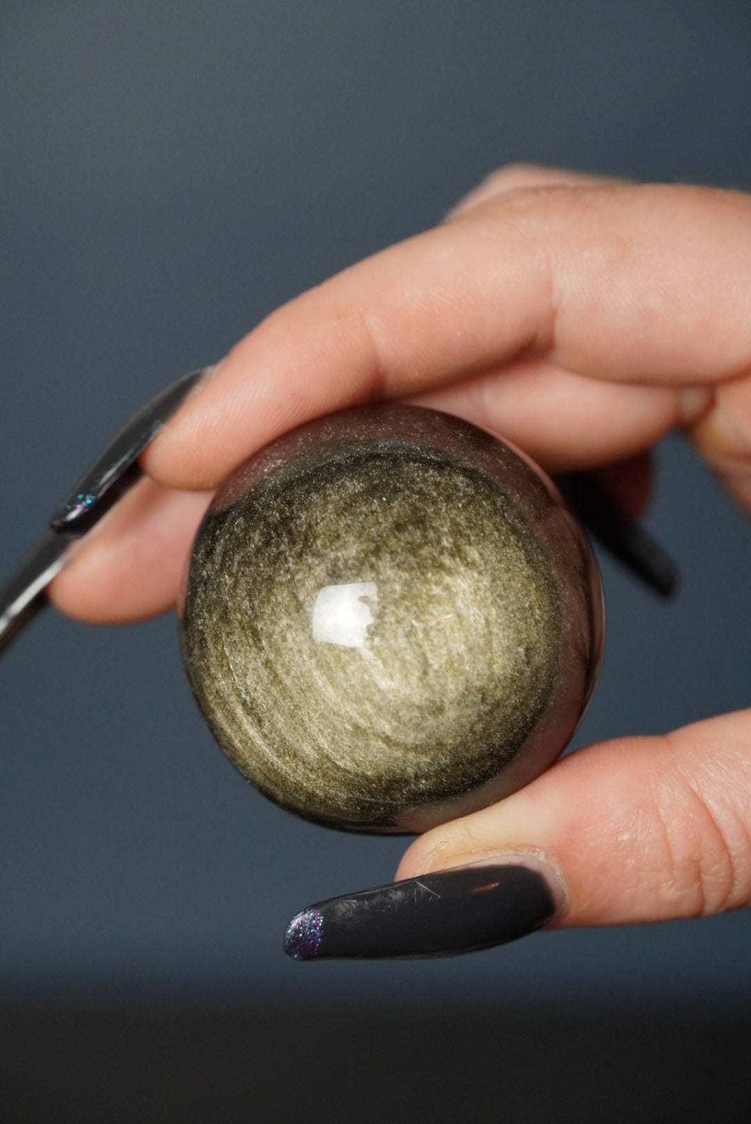 Gold Sheen Obsidian Sphere