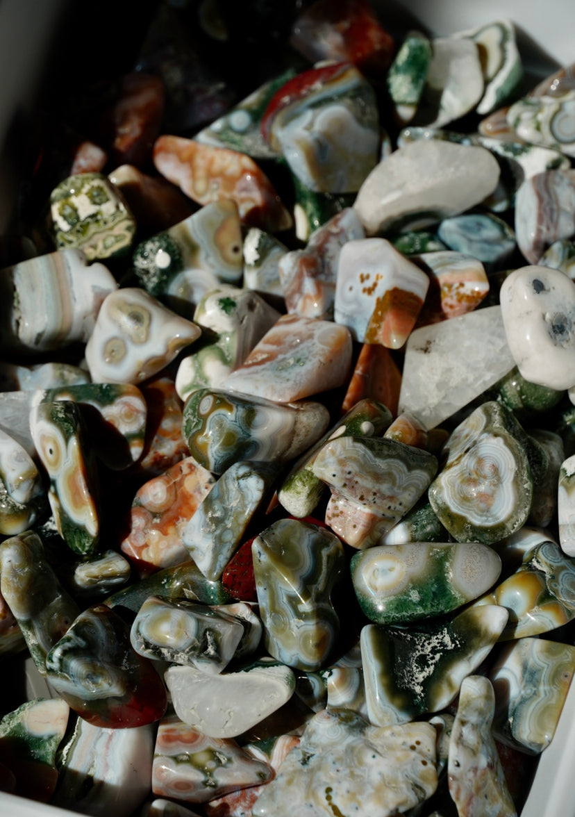 8th Vein Ocean Jasper Tumble