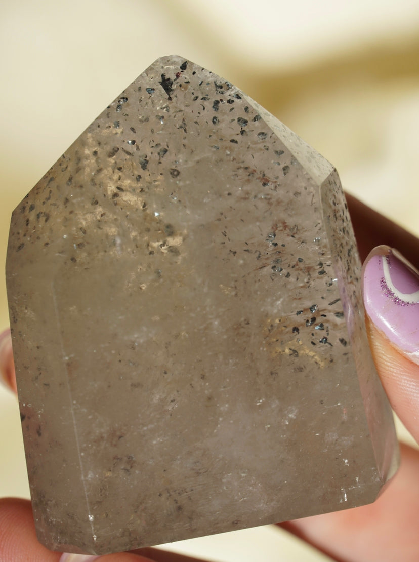 Garden Quartz & Epidote Tower