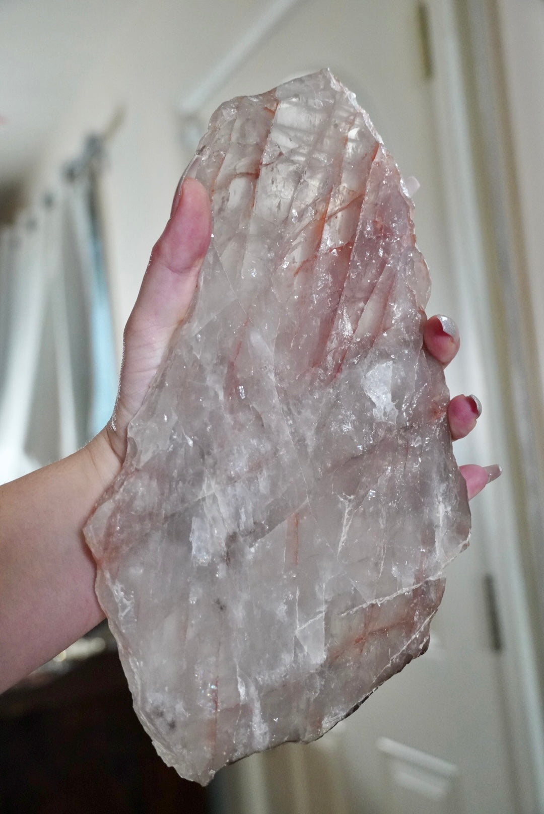 Smokey Hematoid Quartz Slab