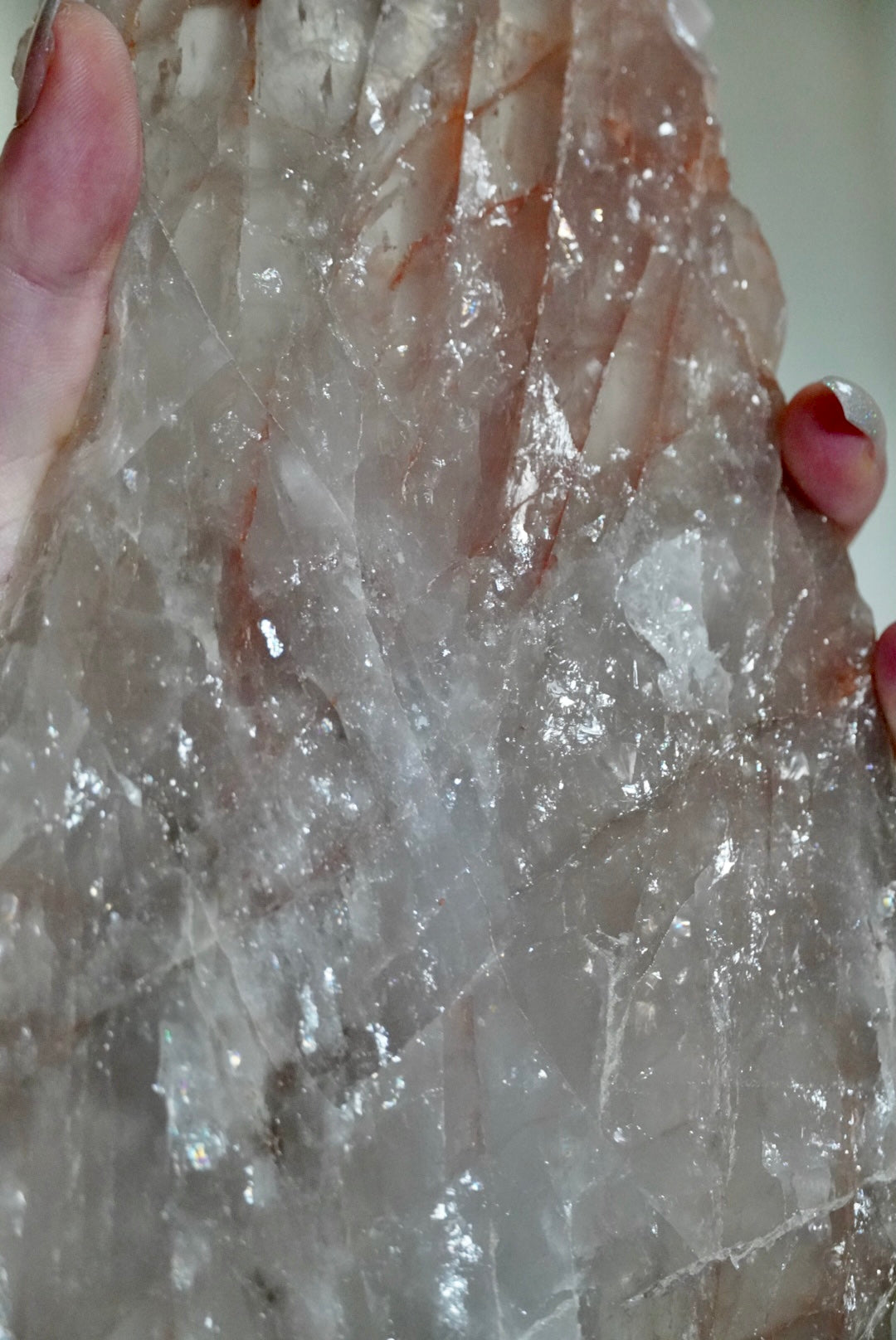 Smokey Hematoid Quartz Slab