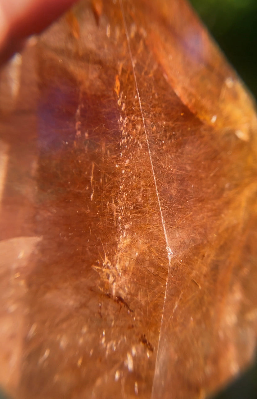 Red Rutile & Hematoid Quartz