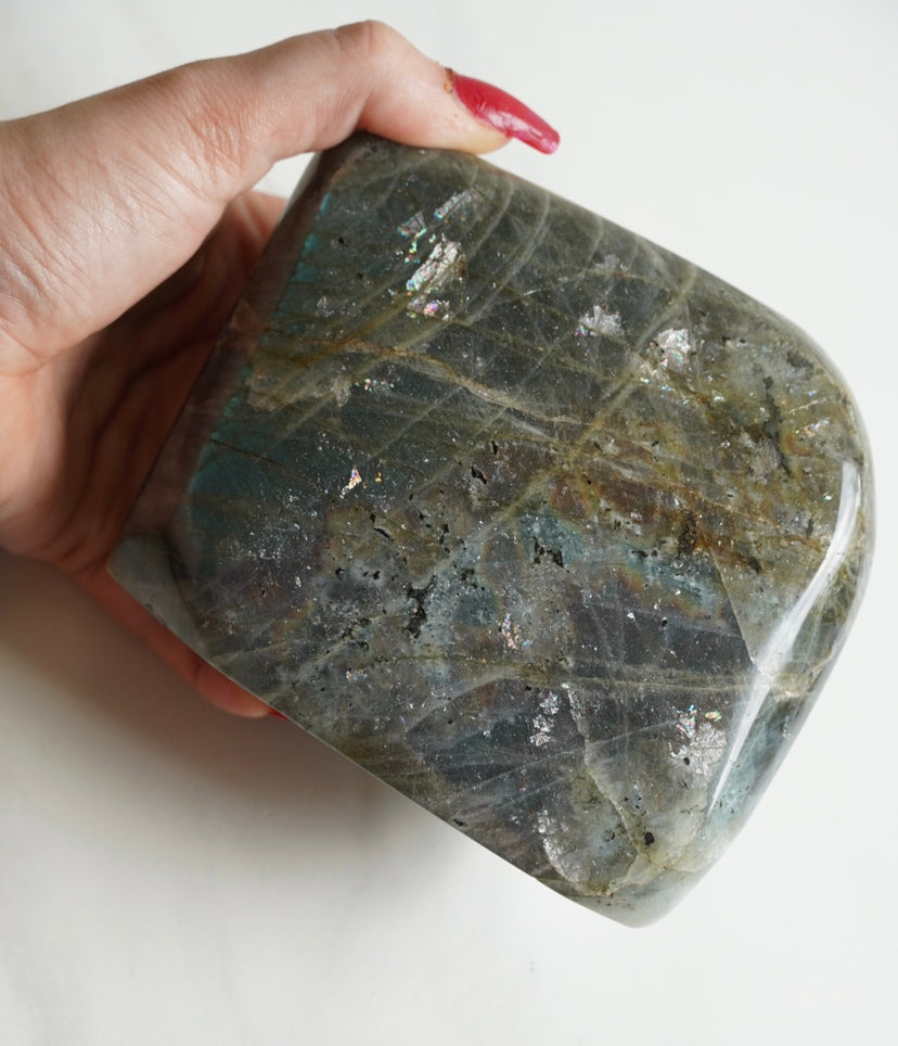 3.5LB Rainbow Labradorite Freeform