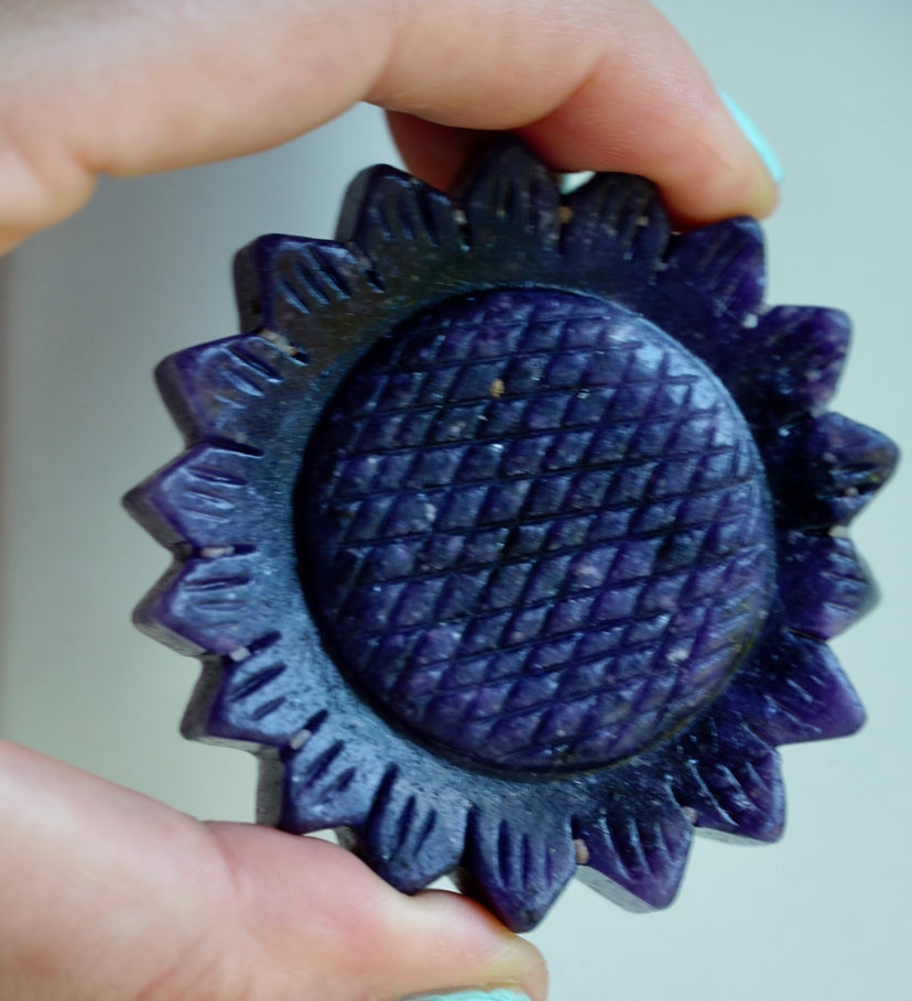 Sunflower Crystal Disc