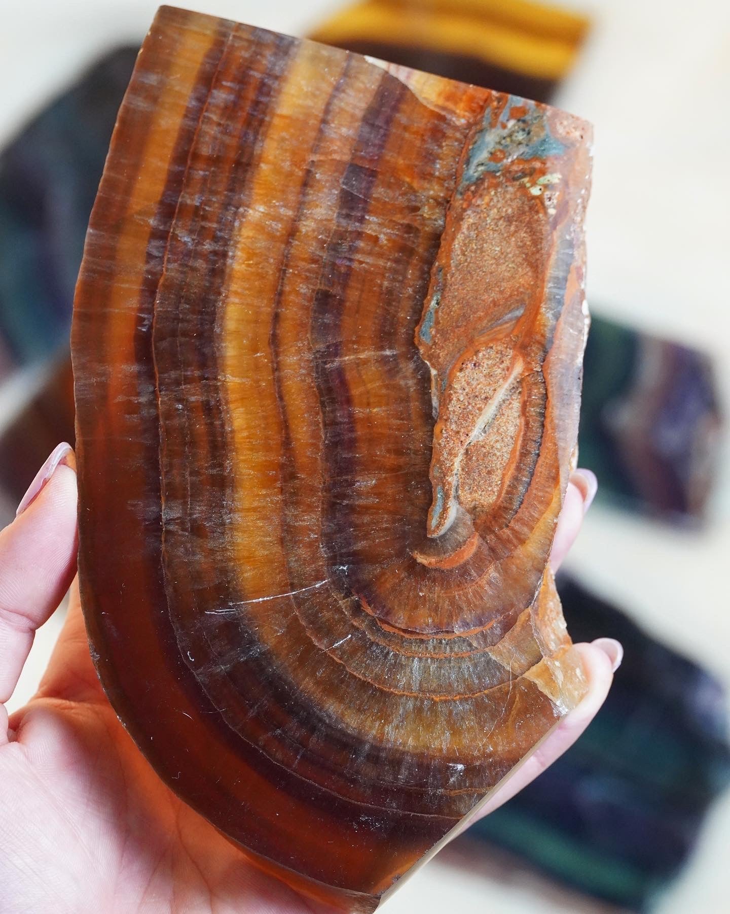 Yellow Fluorite Slab