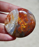8th Vein Ocean Jasper Palm Stone